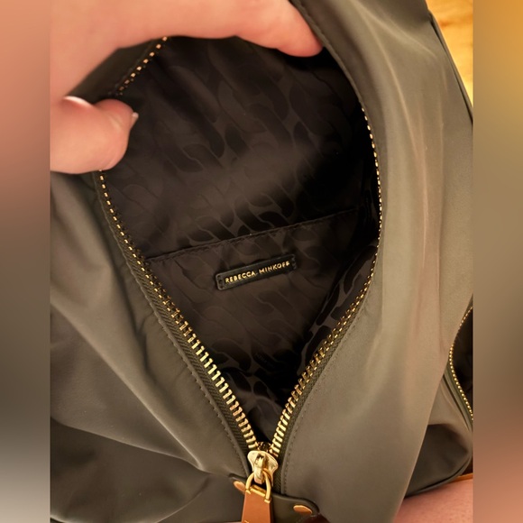 Olive Green Rebecca Minkoff Nylon Julian Backpack - Picture 8 of 8